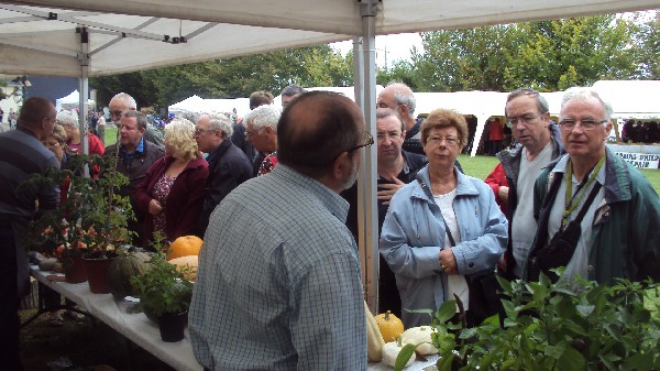 Que de monde sur le stand !