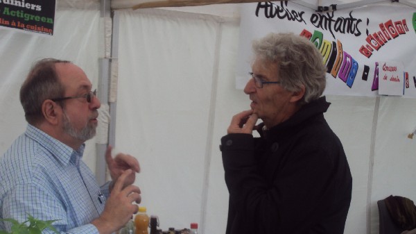 Chriscal et Monsieur "Ventmarin" qui nous a fait l'honneur de sa présence à Haverskerque, et de discuter en toute amitié chez JDN