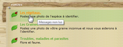 Sélectionner un forum
