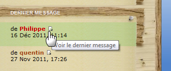 Pour voir les réponses et éditer votre message
