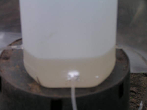 Arrosage goutte à goutte par perfusion