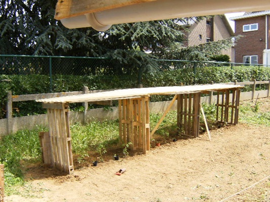 le toit est placé, 7m²