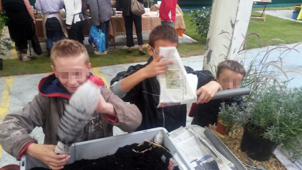 Les enfants en action