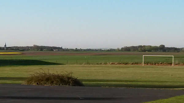Le mont Noir au centre de la photo