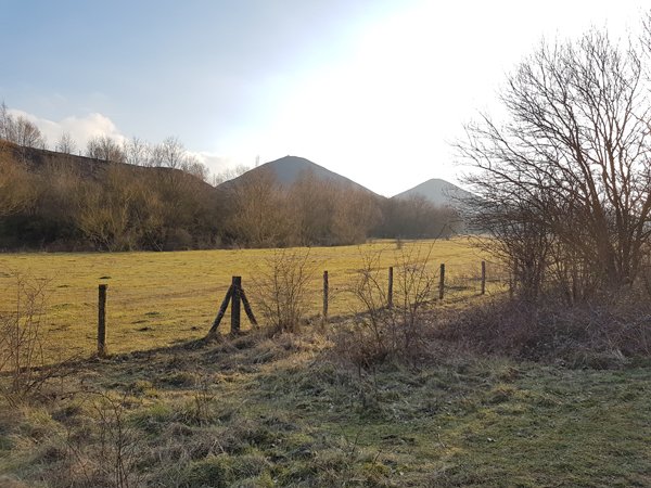 Les terrils d'Haillicourt, le village voisin...