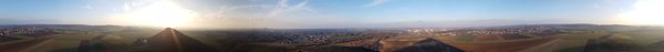 Un panoramique (360° autour du terril de son sommet)