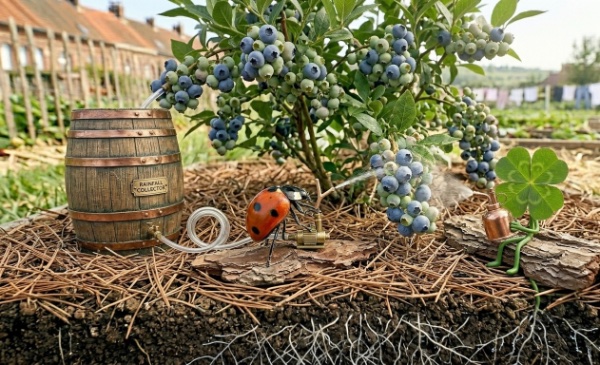 La station de pompage des petites baies bleues.