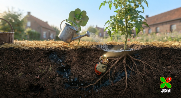 Le secret de l'arrosage profond pour des plantes ultra-résistantes en août.